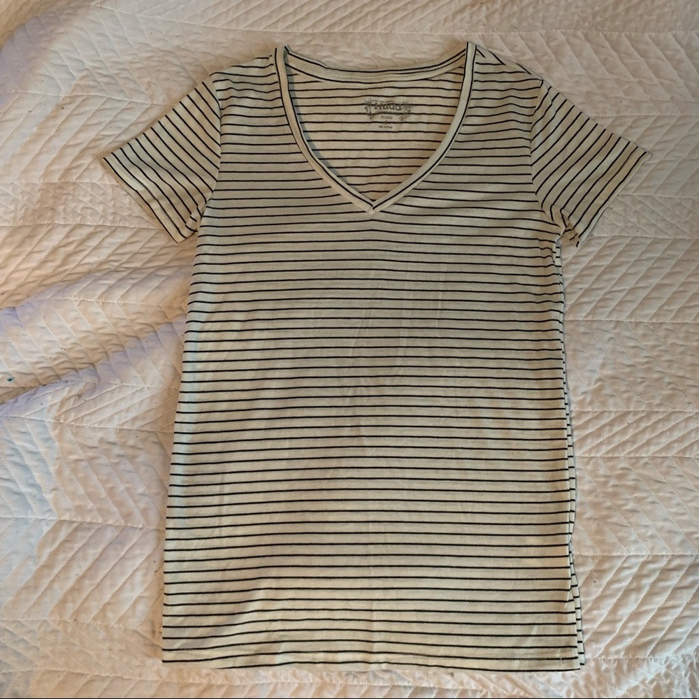 Mudd Striped Relaxed Tee